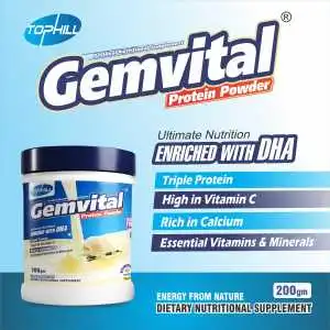 GemVital Protein Powder - Vanilla Flavor (200g)