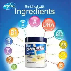 GemVital Protein Powder - Vanilla Flavor (200g)
